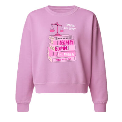 Legally Blonde - Women's Garment-Dyed Mid-Length Crewneck Sweatshirt Thumbnail